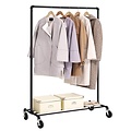 Parya Home - Clothes Rack on Wheels - Metal - Black