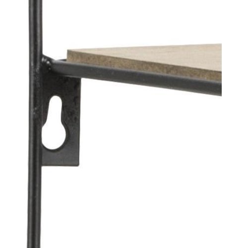 Parya Home - Wall Rack - Metal - Black - Ø45 cm