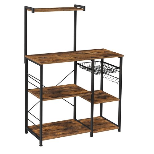 Parya Home - Kitchen cabinet - Industrial - Wood - Brown