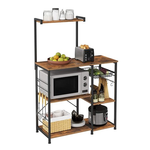 Parya Home - Kitchen cabinet - Industrial - Wood - Brown