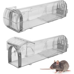 Animal-friendly mousetrap for indoor and outdoor use