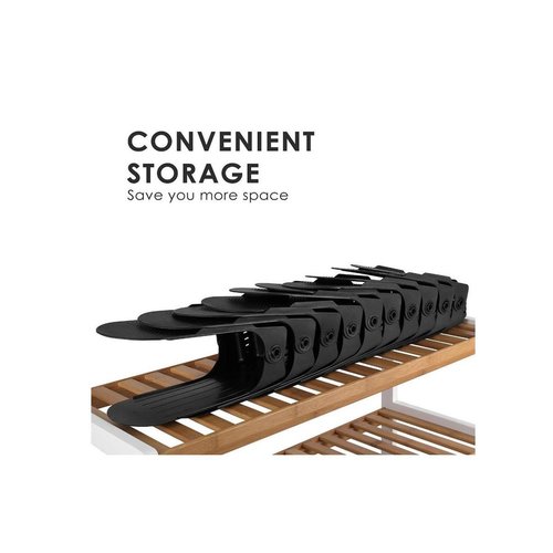 Shoe Storage System - Plastic - Black