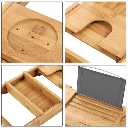 Bath Board - Extendable - Bamboo - 75x23 cm