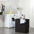Parya Home - Laundry Basket - Fabric - 142 Liter - Black
