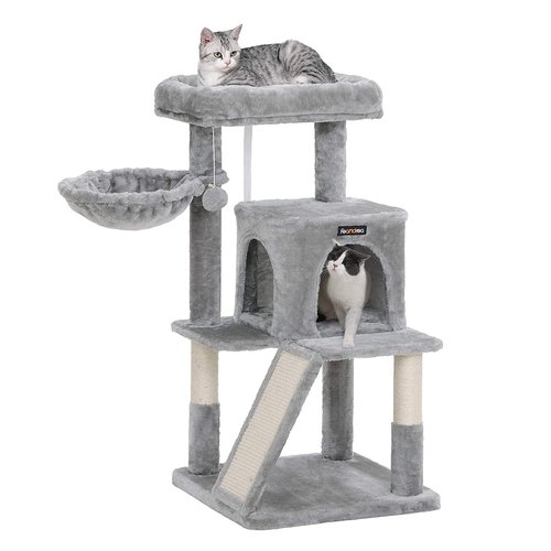 Parya Pets Parya Pets - Scratch Post - Viewing Platform - 96 cm - Grey