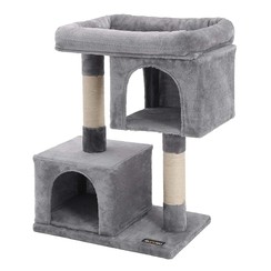 Parya Pets - Kattenboom - 2 Platformen - Grijs