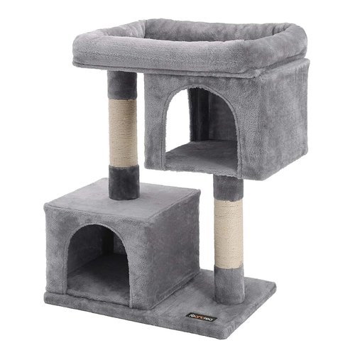 Parya Pets Parya Pets - Cat Tree - 2 Platforms - Grey