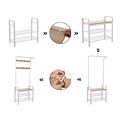 Clothes Rack - Coat & Shoe Rack - 9 Hooks