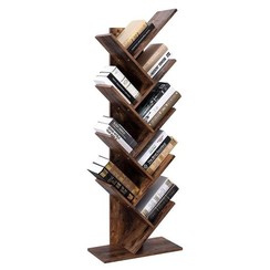 Vasagle -Vintage Bookcase - 8 Shelves - Brown