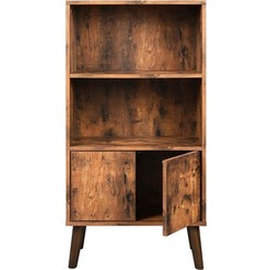 Vasagle - Retro Boekenkast - Houtlook - 60 x 30 x 120 cm