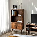 Vasagle - Retro Bookcase - Wood Look - 60 x 30 x 120 cm