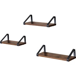 Vasagle - Wall shelves - Set of 3 - 44,2 x 15,6 x 8,2 cm