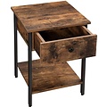 Vasagle - Bedside Table - Vintage -40 x 40 x 55 cm