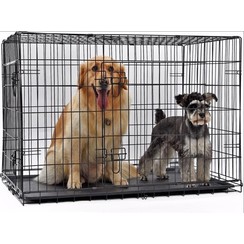 Dog Kennel - Black - 122x74x81 cm