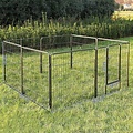 Dog run - For puppies - Black - 6,4 metres