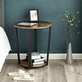 Side table - Dark brown - 50x50x57