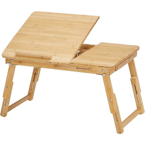 Parya Home - Houten Laptoptafel - Bamboe - Bruin