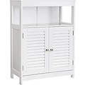 Bathroom Cabinet - 2 Doors - MDF - White