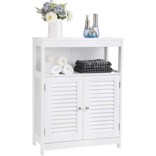 Bathroom Cabinet - 2 Doors - MDF - White