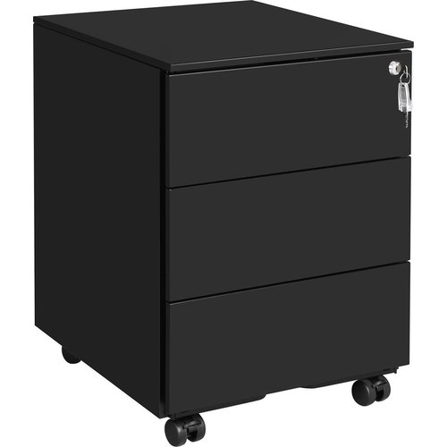 Drawer unit incl. lock - 55x45x39cm - Black