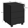 Drawer unit incl. lock - 55x45x39cm - Black