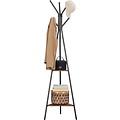 Coat Rack - Industrial - 5 Hooks - Brown