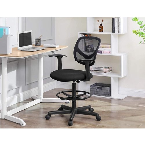 Songmics Office chair - Black - Polyurethane - 70 x 70 x 128