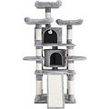 XXL Cat tree - Grey - 60 x 55 x 172 cm - 60 x 55 x 172 cm