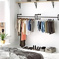 2 Wall bars - Clothes Rack - clothes rail 110 x 30 x 29,3 CM