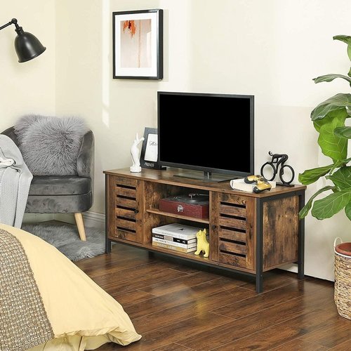 Tv Furniture - Vintage - Brown - Metal - 110 x 40 x 50