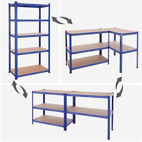 Parya Garden - Shelving unit - 200 x 100 x 50 cm - 5 Shelves