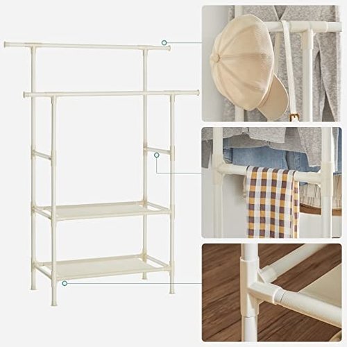 Parya Home - Clothes Rack - Max load 70 kg - white