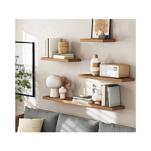 parya Parya Home - Floating wall shelf - Brown - MDF - 40 x 20 x 3.8 cm