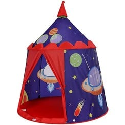 Parya - Prince Castle Tent for boys and toddlers - 101 x 101 x 120 cm - Blue