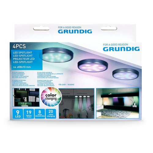 Grundig Grundig - 4-part LED Spots - RGB
