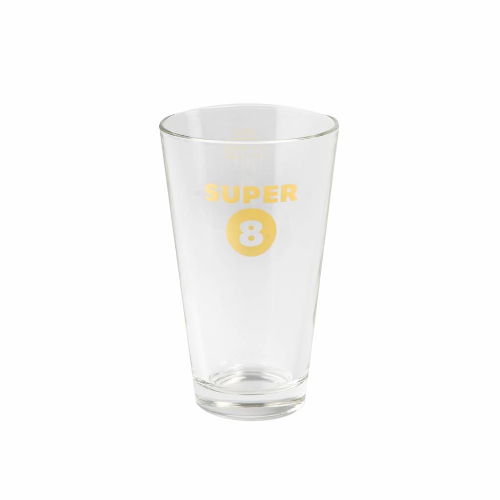 SUPER 8 SUPER 8 - glas 'boerke' 33 cl SUPER 8 SUPER 8 - glas 'boerke' 33 cl