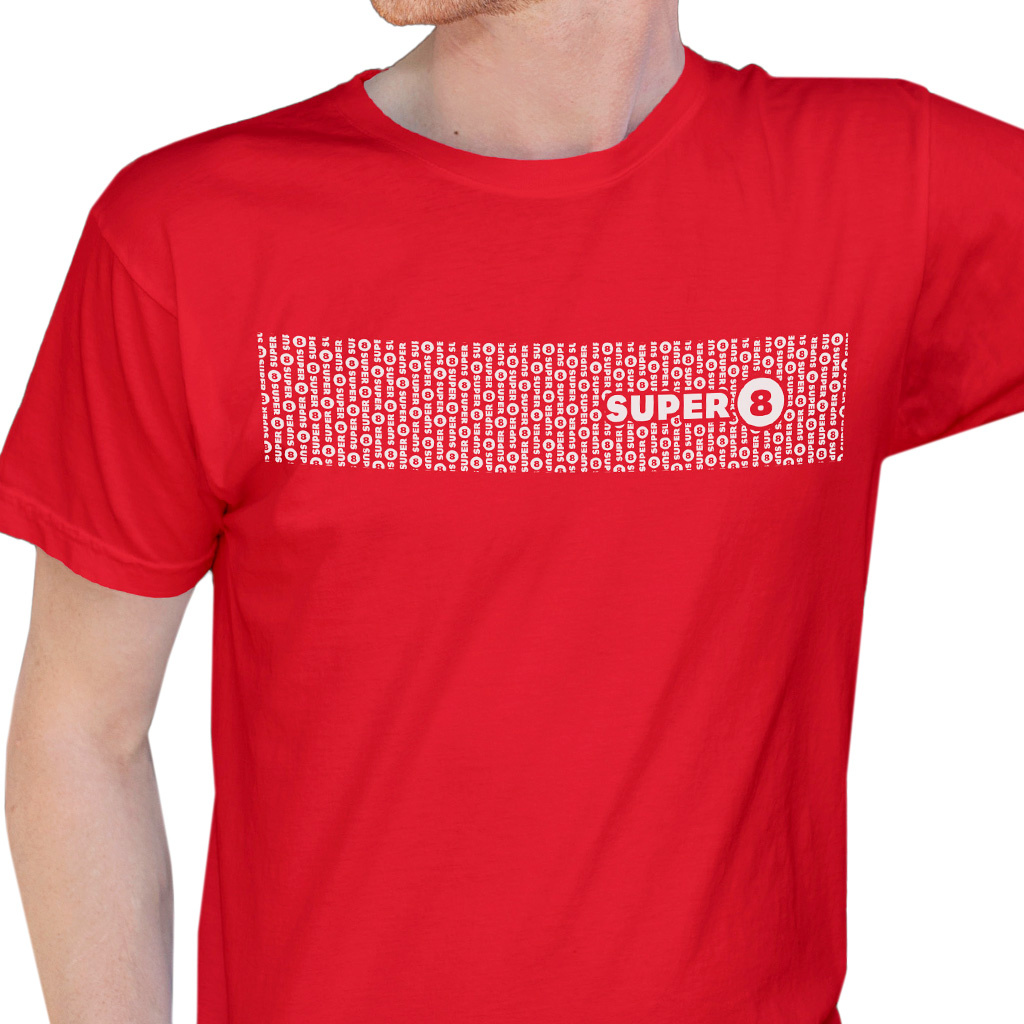SUPER 8 SUPER 8 - T-shirt summer (rouge) SUPER 8 SUPER 8 - T-shirt summer (rouge)