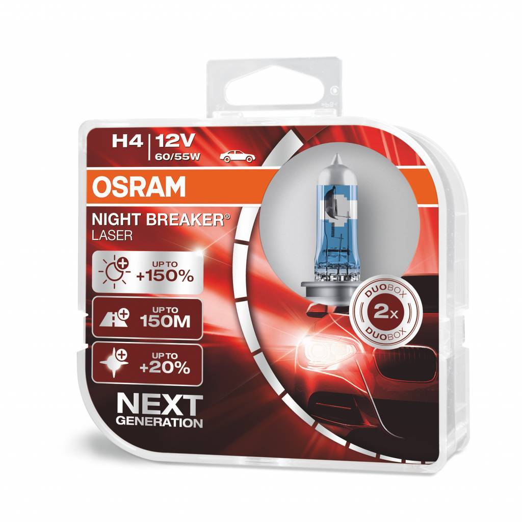 Osram H4 Nightbreaker laser Duo