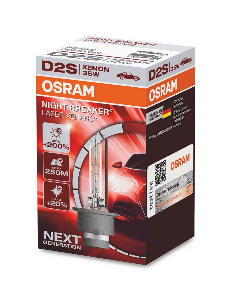 Osram Xenon Night Breaker Laser D2S Single