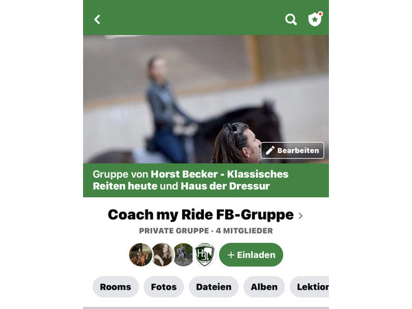 Facebook-Gruppe COACH MY RIDE - Jahresbeitrag