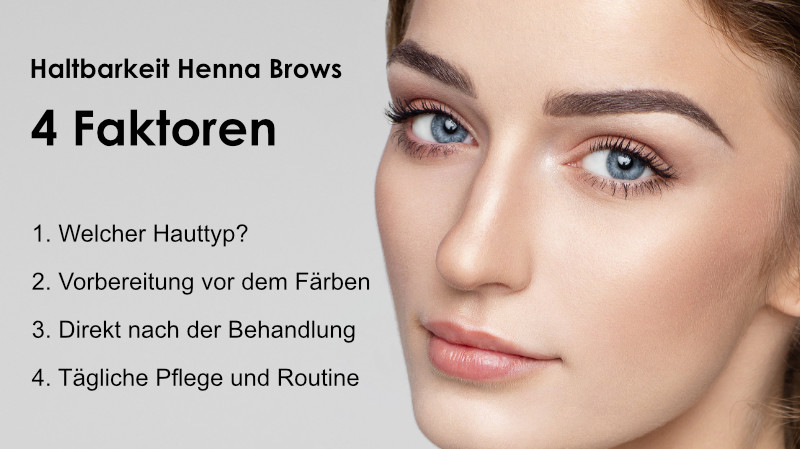 Warum halten Henna brows nicht?