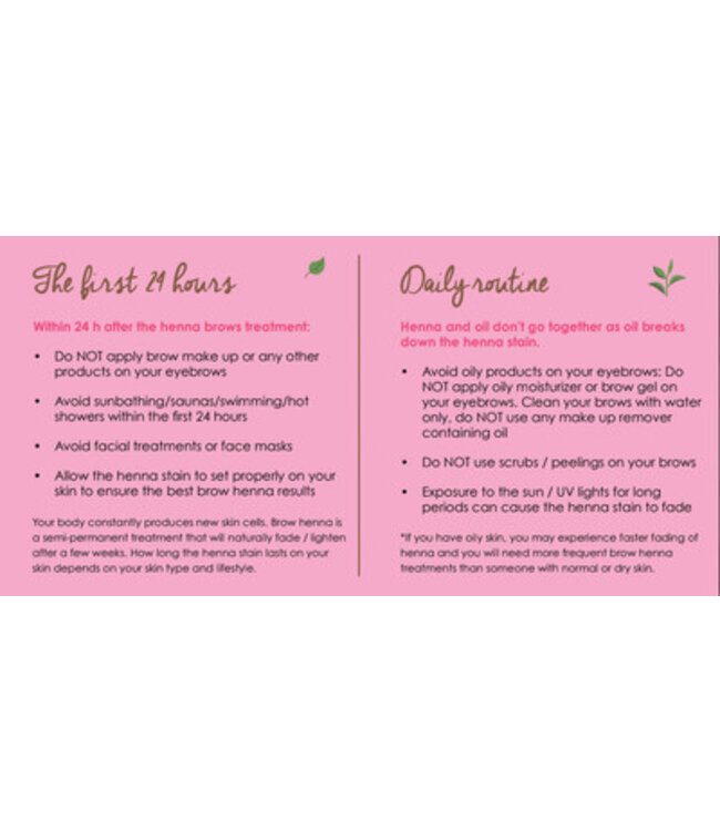 Marie-José After Care Flyer (25 stuks)