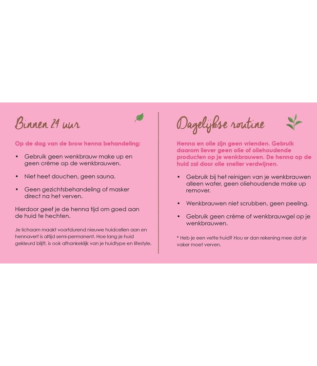 Marie-José After Care Flyer (25 stuks)