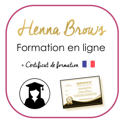 Marie-José Henna Brows Online Course (Dutch and German language)