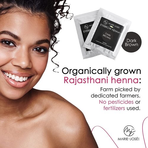 Marie-José Henna Eyebrow Dye Set for 10 Applications