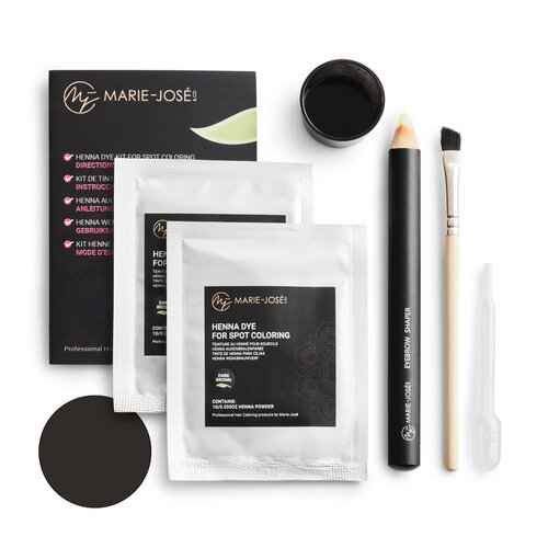 Marie-José Henna Brows Set Dunkelbraun Marie-José Henna Brows Set Dunkelbraun