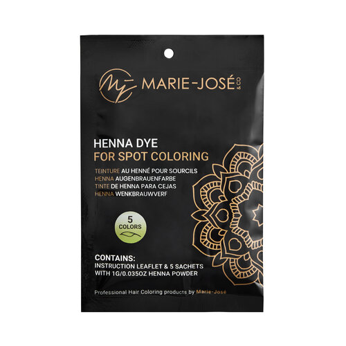 Marie-José Henna Augenbrauenfarbe - 6 Farben Marie-José Henna Augenbrauenfarbe - 6 Farben