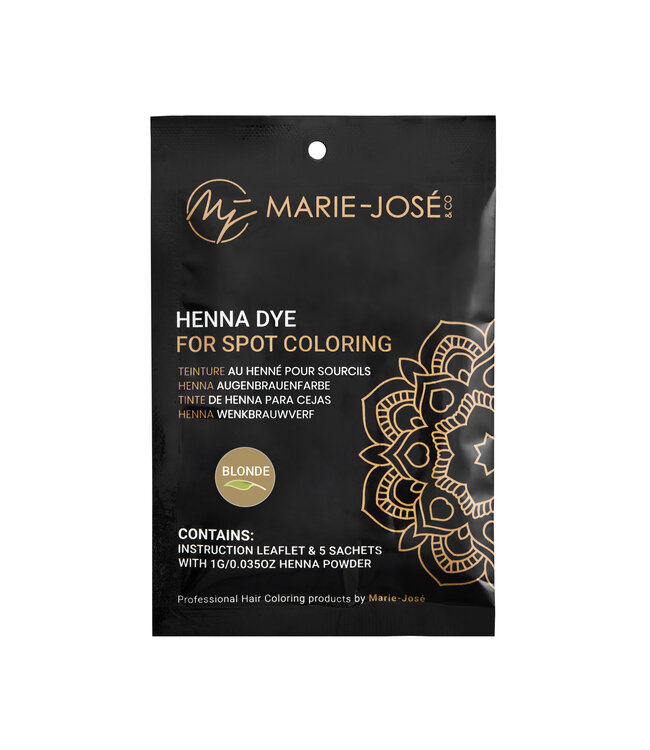 Marie-José Teinture au henné pour sourcils - 5 x 1g