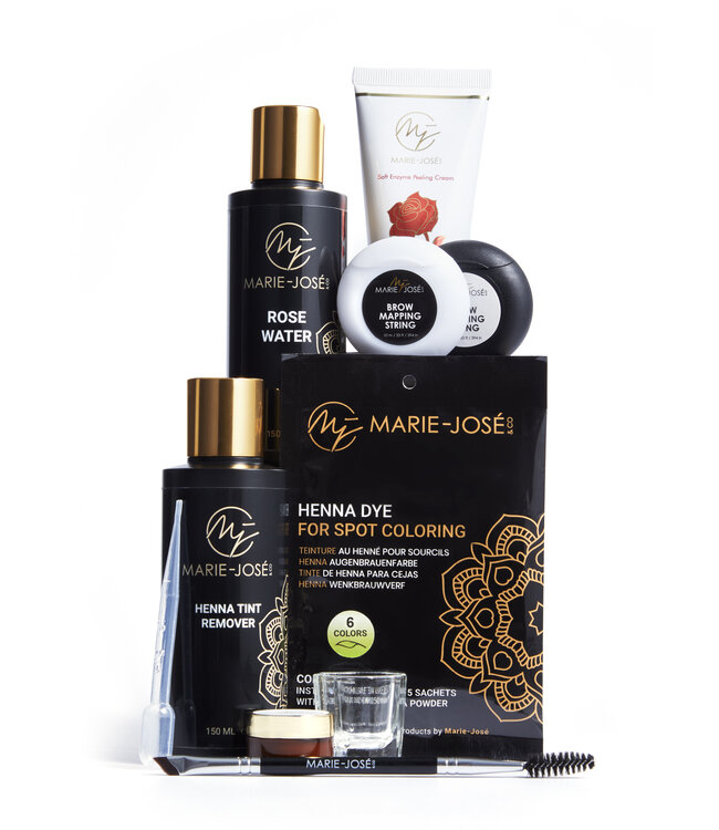 Marie-José Alles-in-één Henna Brows Kit voor Professionals