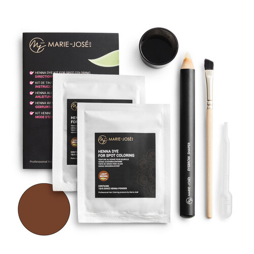 Marie-José Henna Eyebrow Dye Set for 10 Applications